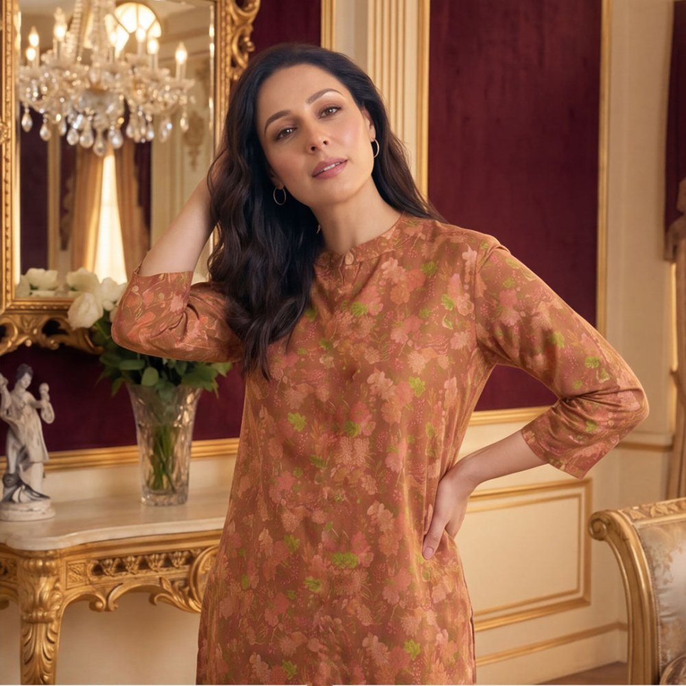 2 Piece Premium Lawn Unstitched Suit (Kurta & Trouser) LC-5025