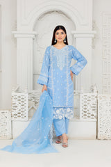 FF3020 – 3PC Unstitch Embroidered Lawn Suit