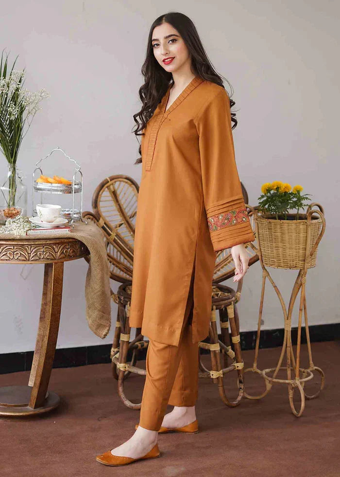 SR-GA1120 Unstitched Heavy Embroidered Dhanak Suit Embroidered Dhanak Shawl
