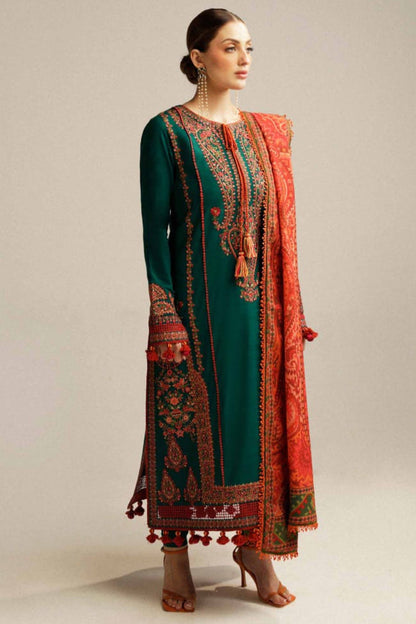 SR-MB525 Lawn Embroidered Suit With Digital Printed Lawn Dupatta