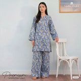 2 Piece Premium Lawn Unstitched Suit (Kurta & Trouser) LC-5005