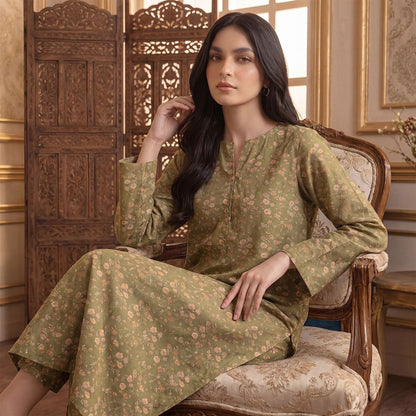 2 Piece Premium Lawn Unstitched Suit (Kurta & Trouser) LC-5008