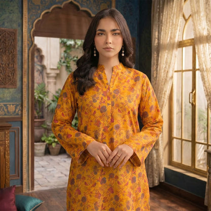 2 Piece Premium Lawn Unstitched Suit (Kurta & Trouser) LC-5014