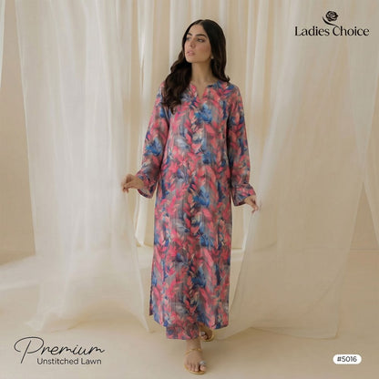 2 Piece Premium Lawn Unstitched Suit (Kurta & Trouser) LC-5016