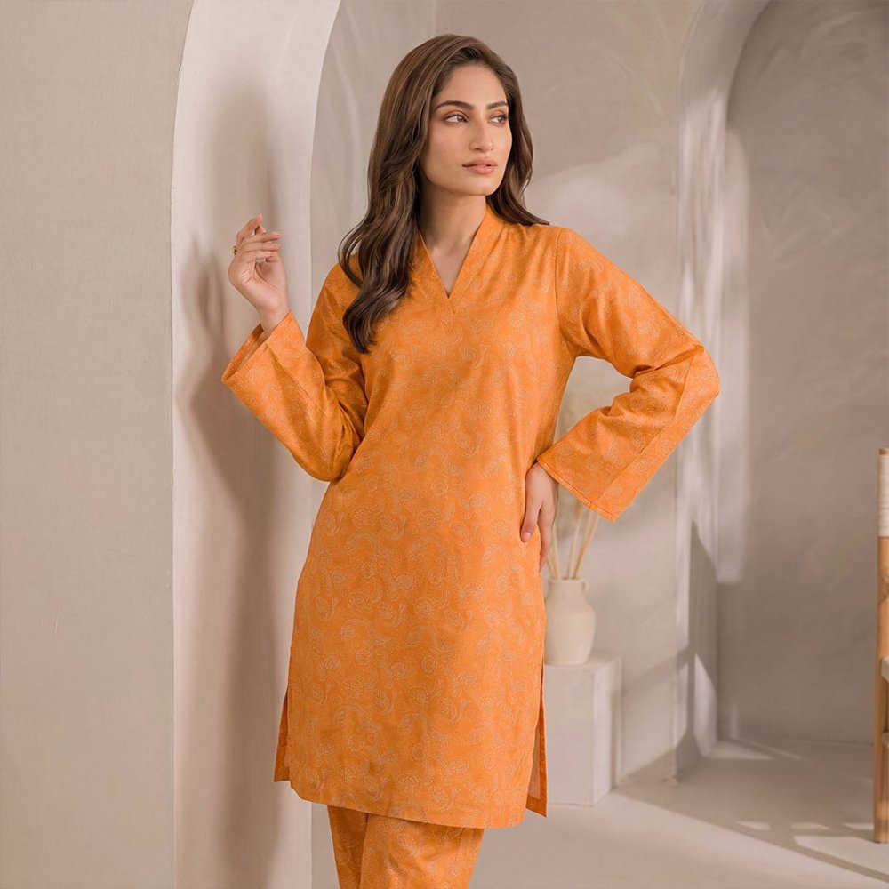 2 Piece Premium Lawn Unstitched Suit (Kurta & Trouser) LC-5017