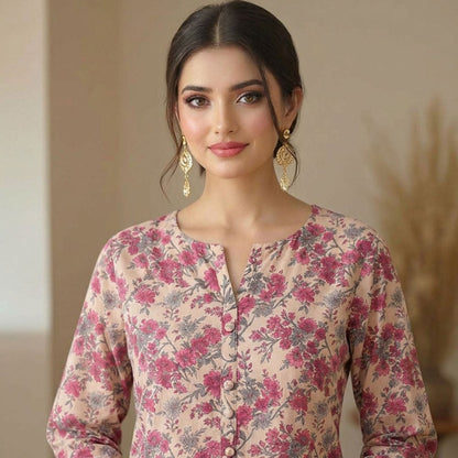 2 Piece Premium Lawn Unstitched Suit (Kurta & Trouser) LC-5020