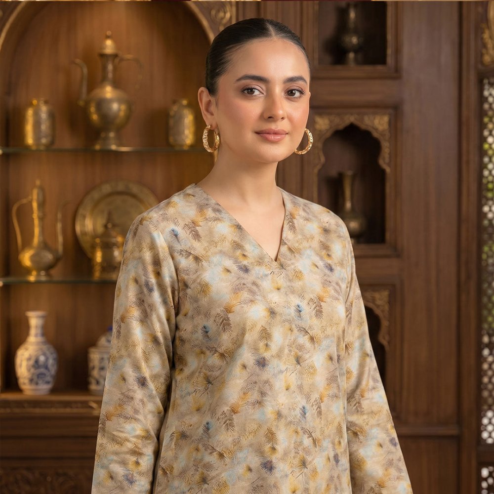 2 Piece Premium Lawn Unstitched Suit (Kurta & Trouser) LC-5024