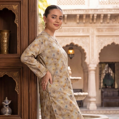 2 Piece Premium Lawn Unstitched Suit (Kurta & Trouser) LC-5024