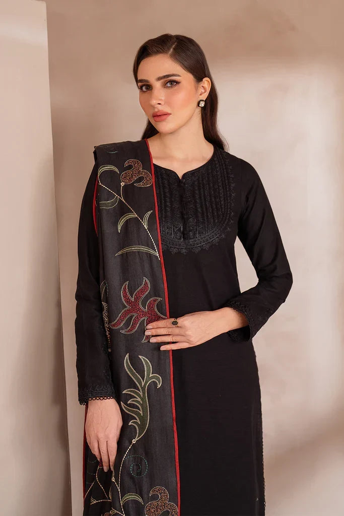 IZNIK-3PC LAWN EMBROIDERED SHIRT WITH LAWN EMBROIDERED DUPATTA & TROUSER-BIC-3618