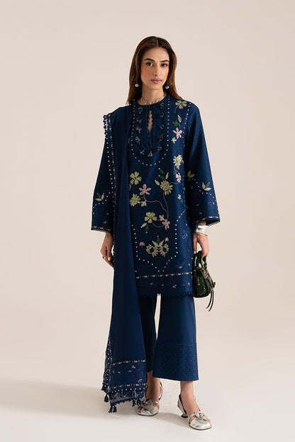 MARIA.B-3PC LAWN EMBROIDERED SHIRT WITH LAWN EMBROIDERED DUPATTA AND TROUSER-BIC-4715