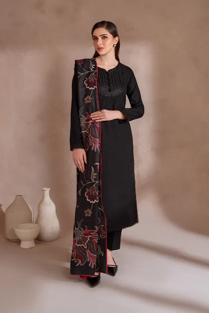 IZNIK-3PC LAWN EMBROIDERED SHIRT WITH LAWN EMBROIDERED DUPATTA & TROUSER-BIC-3618