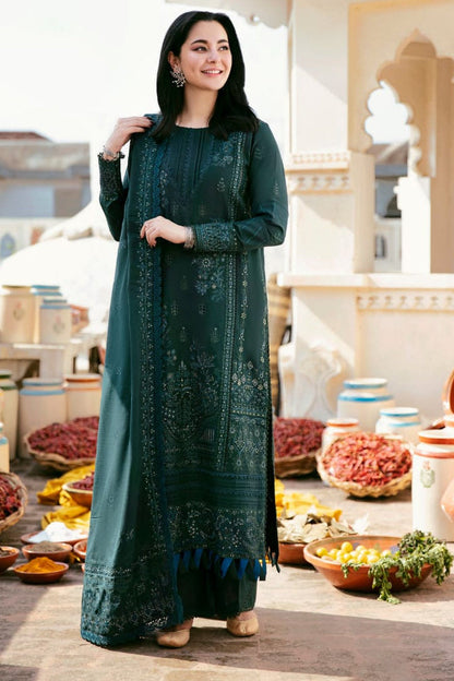 SR-MB935 Unstitched Fully Embroidered Lawn Suit Embroidered Lawn Dupatta