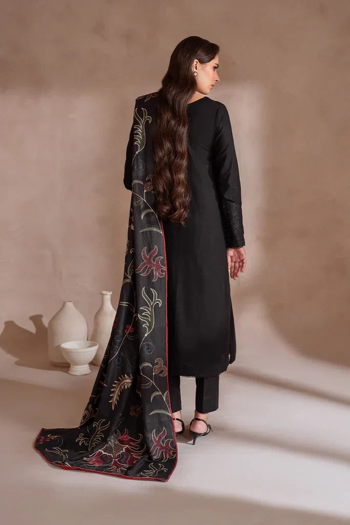 IZNIK-3PC LAWN EMBROIDERED SHIRT WITH LAWN EMBROIDERED DUPATTA & TROUSER-BIC-3618