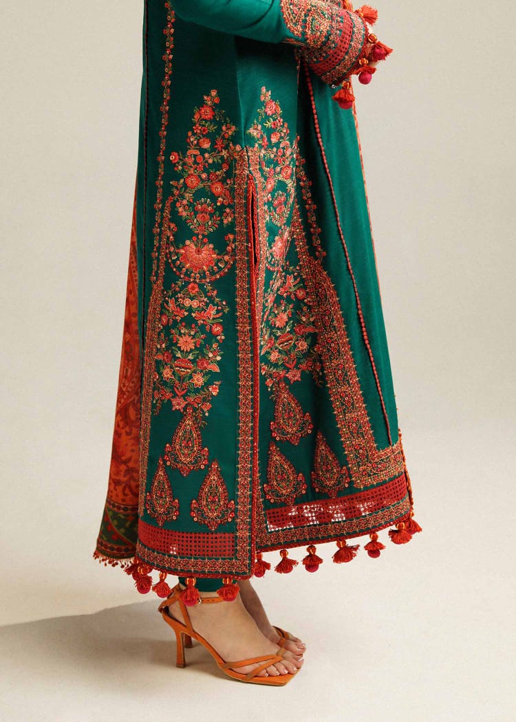 SR-MB525 Lawn Embroidered Suit With Digital Printed Lawn Dupatta