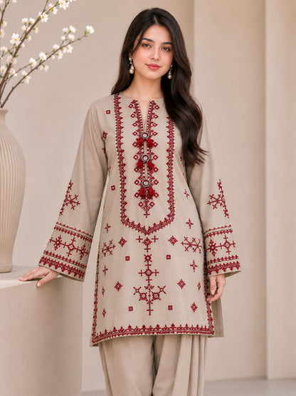 SR-MB2820 Lawn Fully Sequence Embroidered 2pc Embroidered Trouser as well