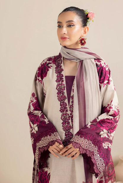 SR-AD476 Unstitched Digital Printed Lawn Suit 3pc With Digital Printed Lawn Dupatta