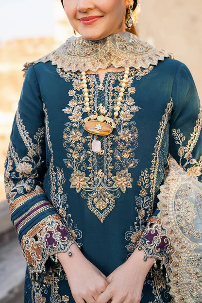 BATIK-3PC LAWN SEQUIN EMBROIDERED SHIRT WITH KHADDI NET EMBROIDERED DUPATTA AND EMB TROUSER-BIC-4672