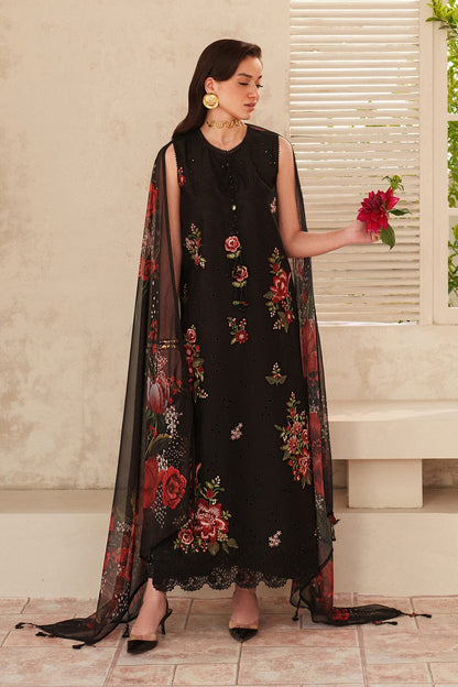SR-BQ209 Unstitched Digital Printed Lawn Suit 3pc With Digital Printed Lawn Dupatta