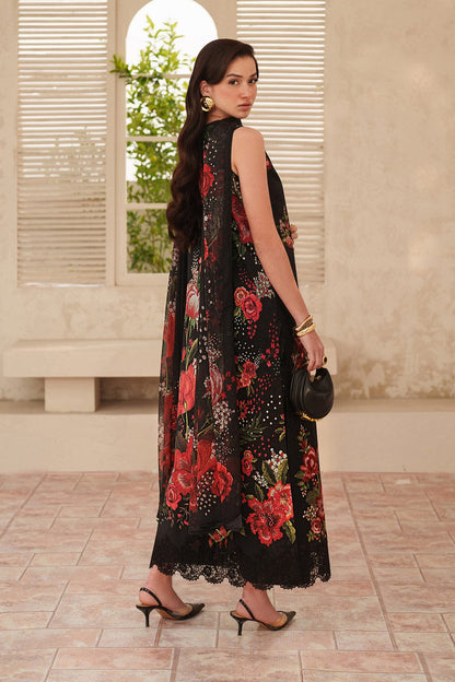 SR-BQ209 Unstitched Digital Printed Lawn Suit 3pc With Digital Printed Lawn Dupatta