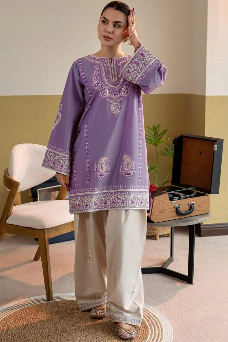 SR-MB2825 Lawn Fully Sequence Embroidered 2pc Embroidered Trouser as well