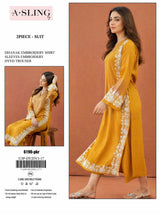 BATIK-2PC LAWN EMBROIDERED SHIRT WITH LAWN EMBROIDERED SLEEVES-