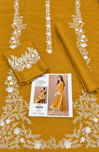 BATIK-2PC LAWN EMBROIDERED SHIRT WITH LAWN EMBROIDERED SLEEVES-