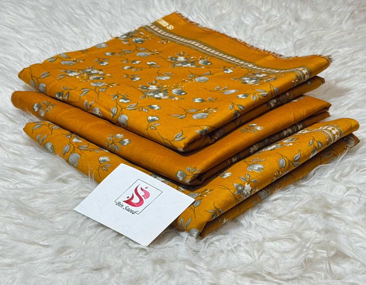 BIN SAEED LAWN COLLECTION  100% ORIGINAL