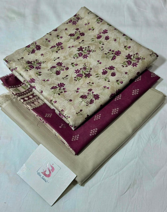BIN SAEED LAWN COLLECTION  100% ORIGINAL