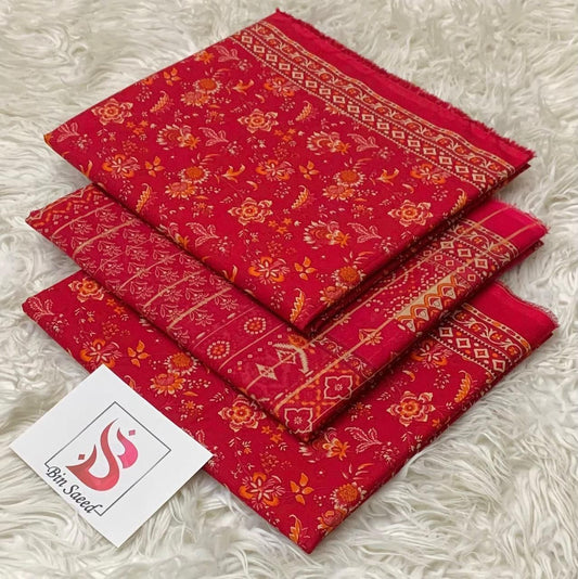 BIN SAEED LAWN COLLECTION  100% ORIGINAL
