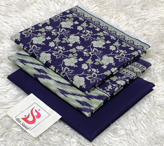 BIN SAEED LAWN COLLECTION  100% ORIGINAL