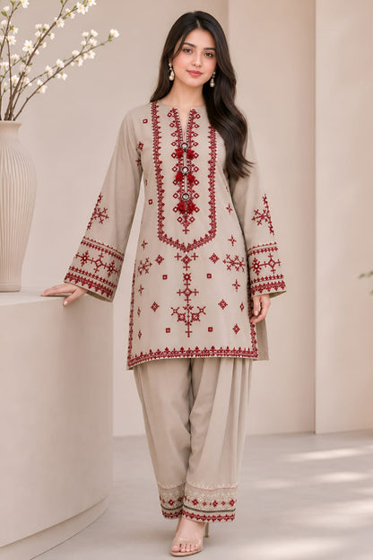 SR-MB2820 Lawn Fully Sequence Embroidered 2pc Embroidered Trouser as well