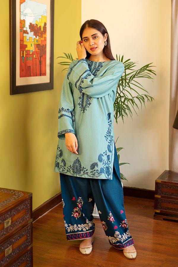 SR-AK930 Lawn Fully Embroidered 2pc