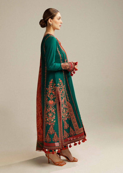 SR-MB525 Lawn Embroidered Suit With Digital Printed Lawn Dupatta