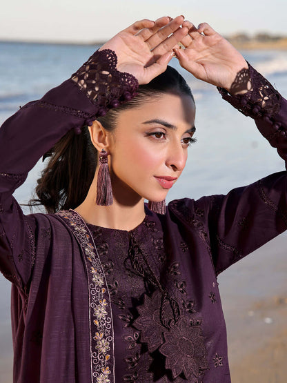 SR-IZ813 Lawn Chikenkari Embroidered 3pc With Lawn Embroidered Dupatta